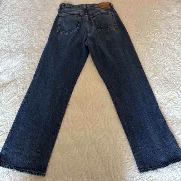 Levi’s Ribcage Straight Leg Classic Blue Women's Jeans size 29 - Picture 2 of 6